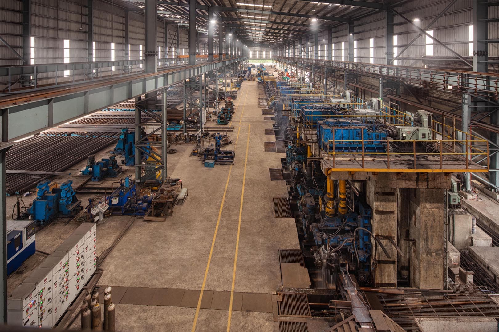 Steel warehouse facility